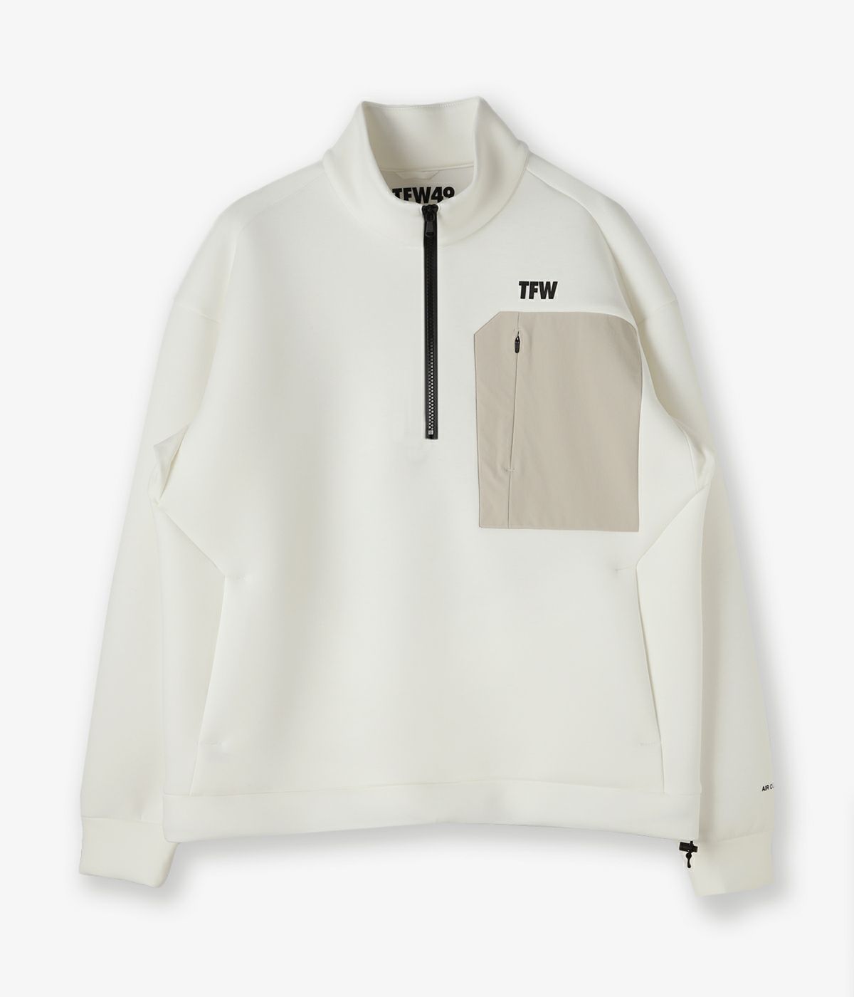 CARDBOARDMATERIAL HALF ZIP SWEAT | TFW49（ティーエフダブリュー 