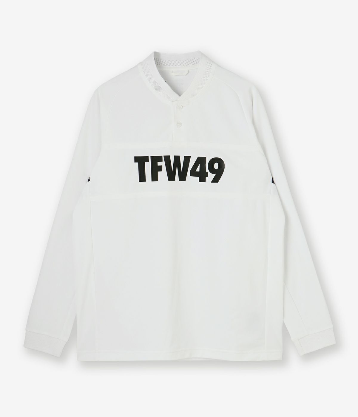 COLLAR LESS LS POLO | TFW49（ティーエフダブリュー）Official EC Store 