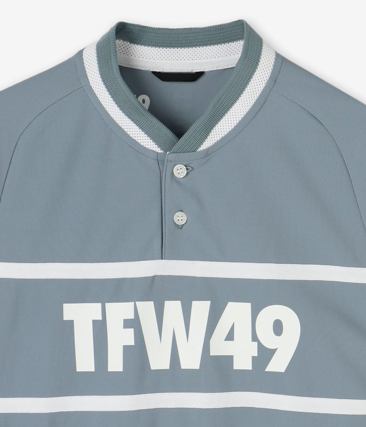COLLAR LESS LS POLO | TFW49（ティーエフダブリュー）Official EC Store 