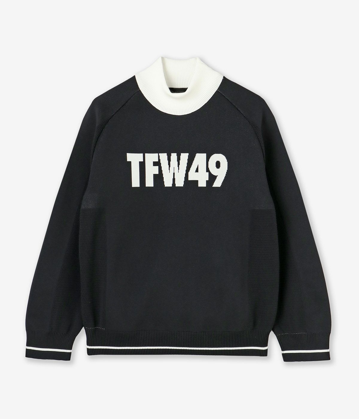 元値27,500円 新品 タグ付き TFW49 ハーフジップ モックネック M ｜シャツ