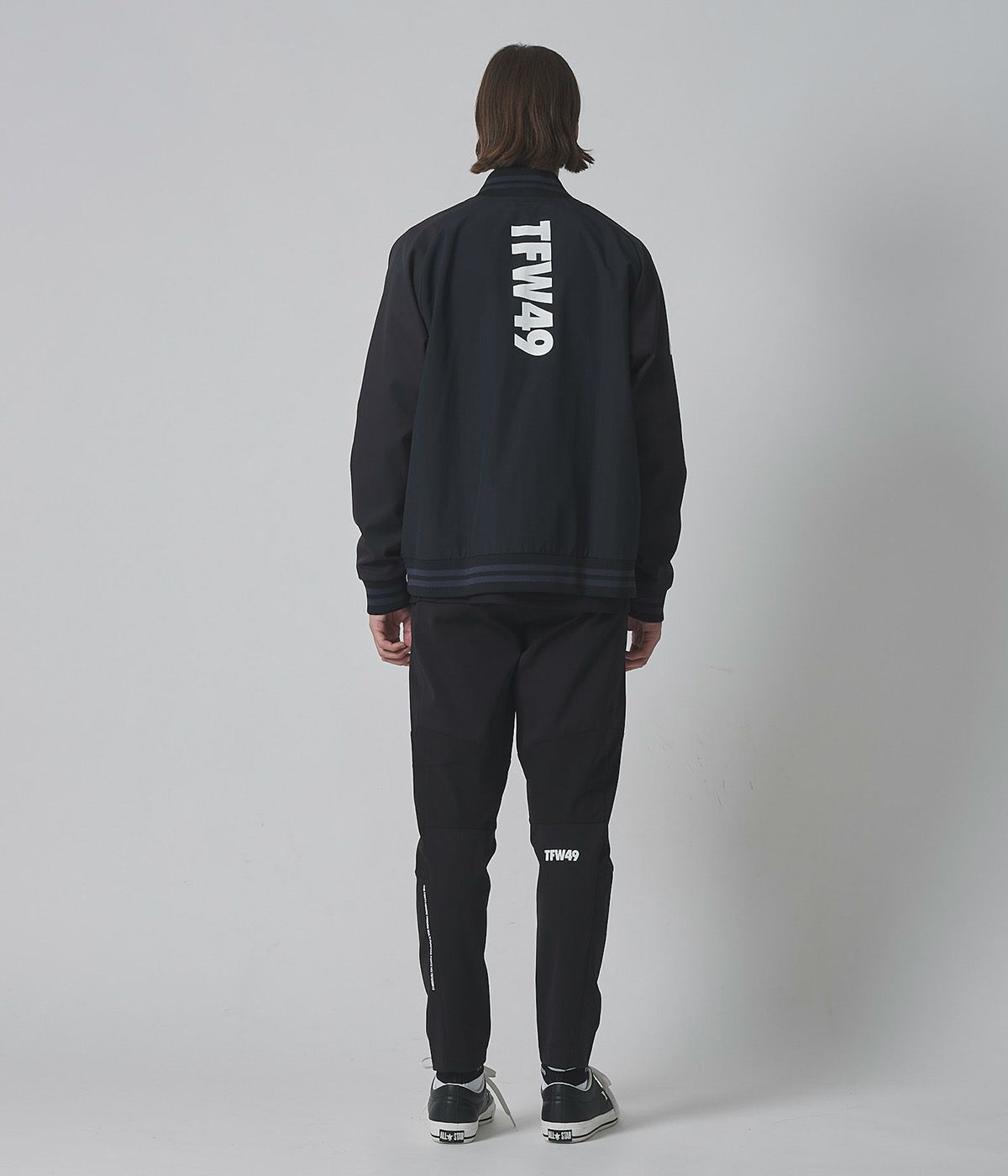 THICK COLLAR CREW NECK PRINT LONG T | TFW49（ティーエフ