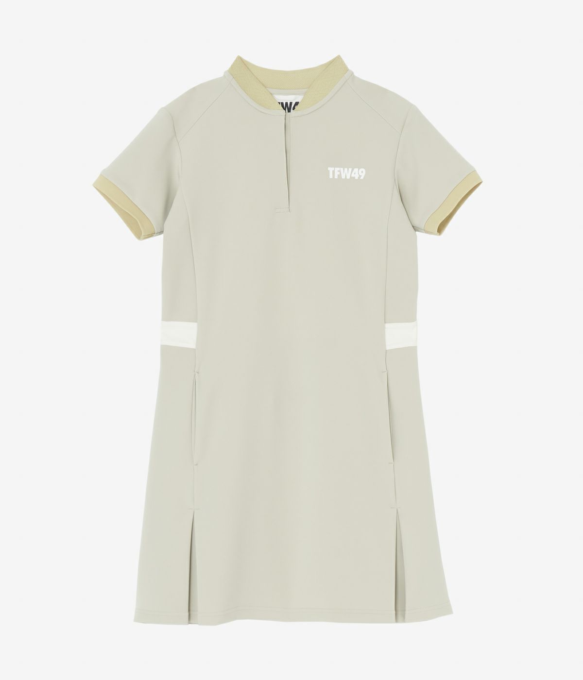 COLLAR LESS PLEATS ONEPIECE | TFW49（ティーエフダブリュー 