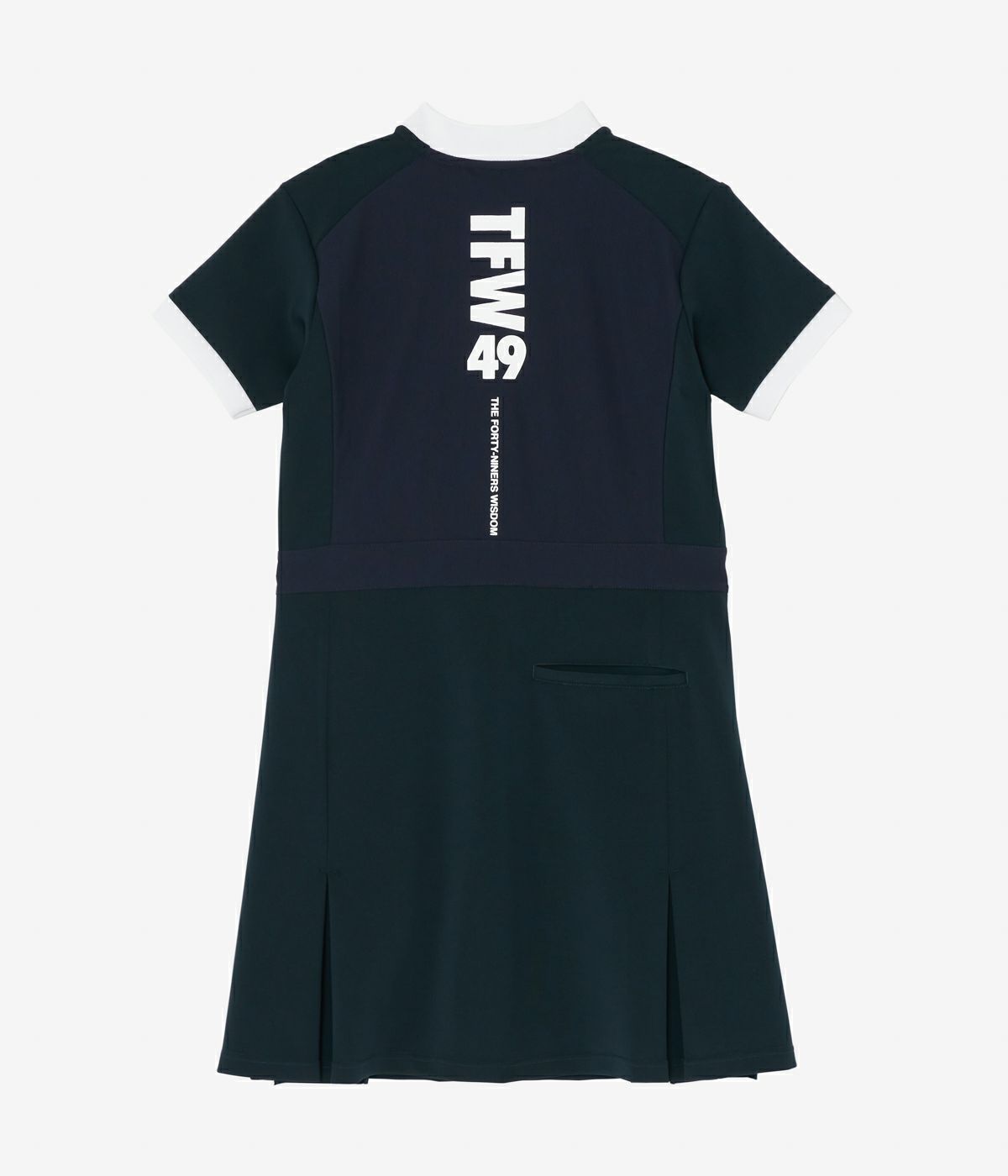 COLLAR LESS PLEATS ONEPIECE | TFW49（ティーエフダブリュー