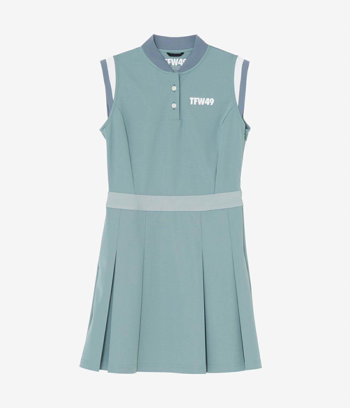 COLLAR LESS PLEATS ONEPIECE | TFW49（ティーエフダブリュー 