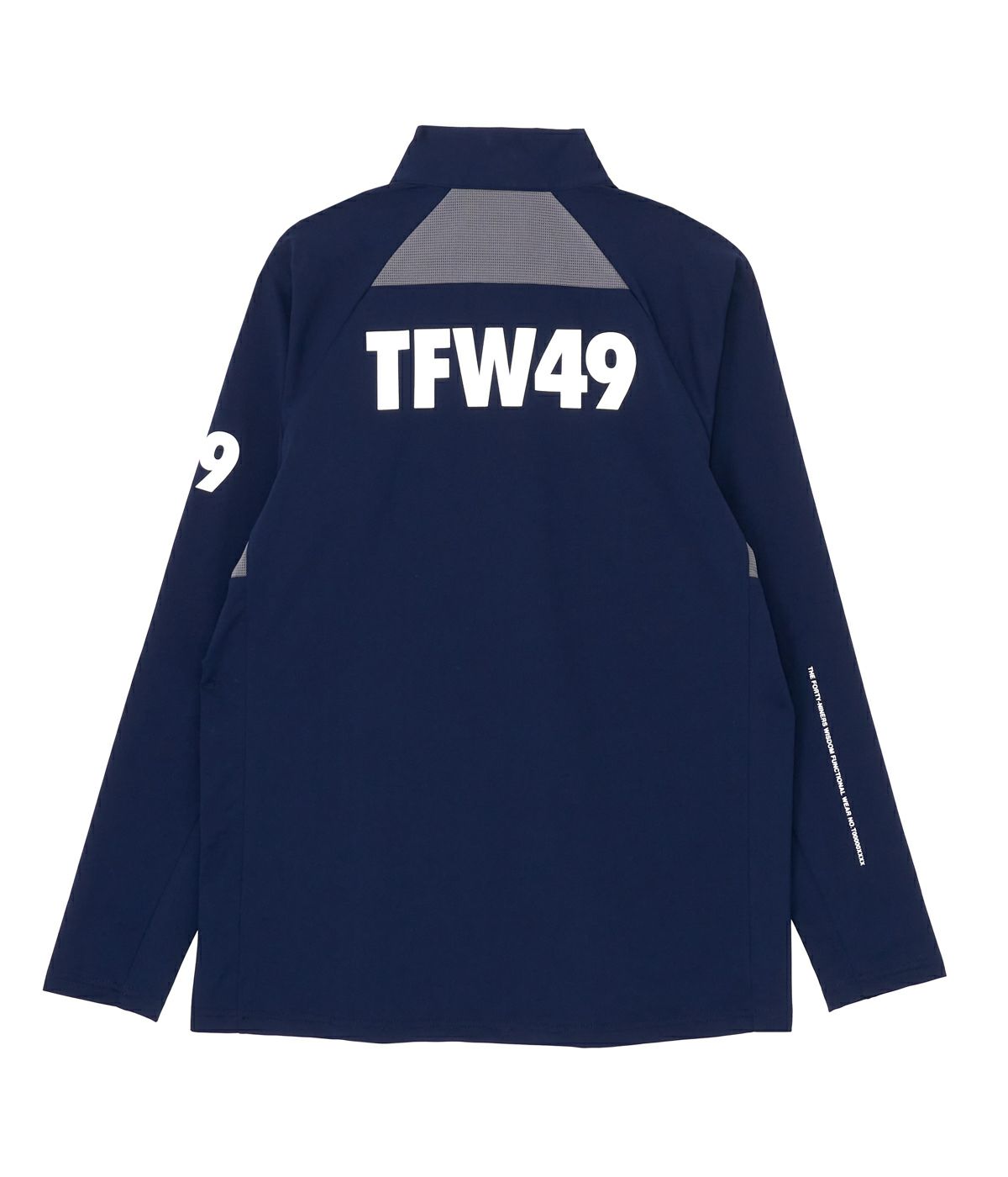 完売品 美品 脂っこく TFW49 ハーフジップモックネック ネイビー XLサイズ
