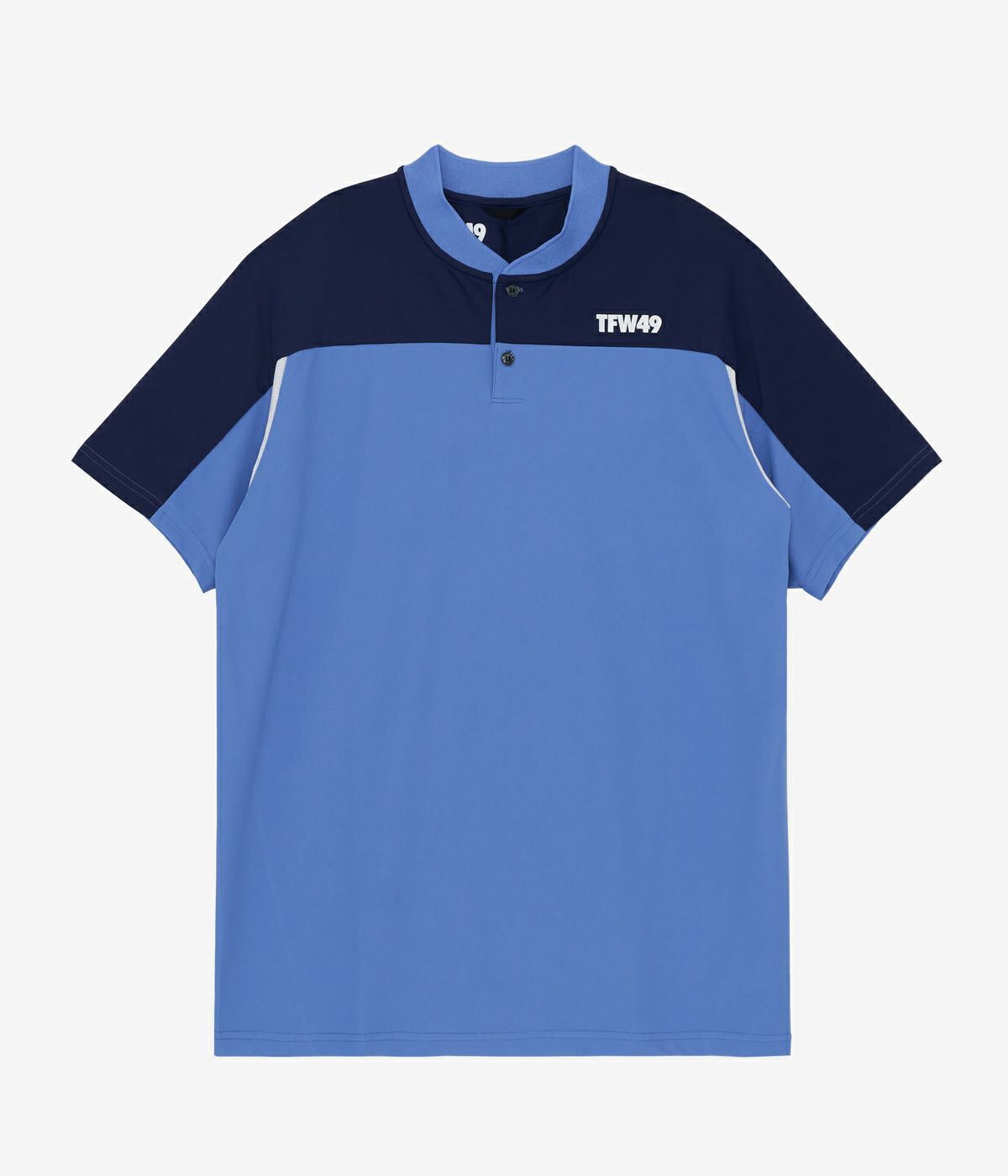 SIDE MESH COLLARLESS POLO | TFW49（ティーエフダブリュー）Official 