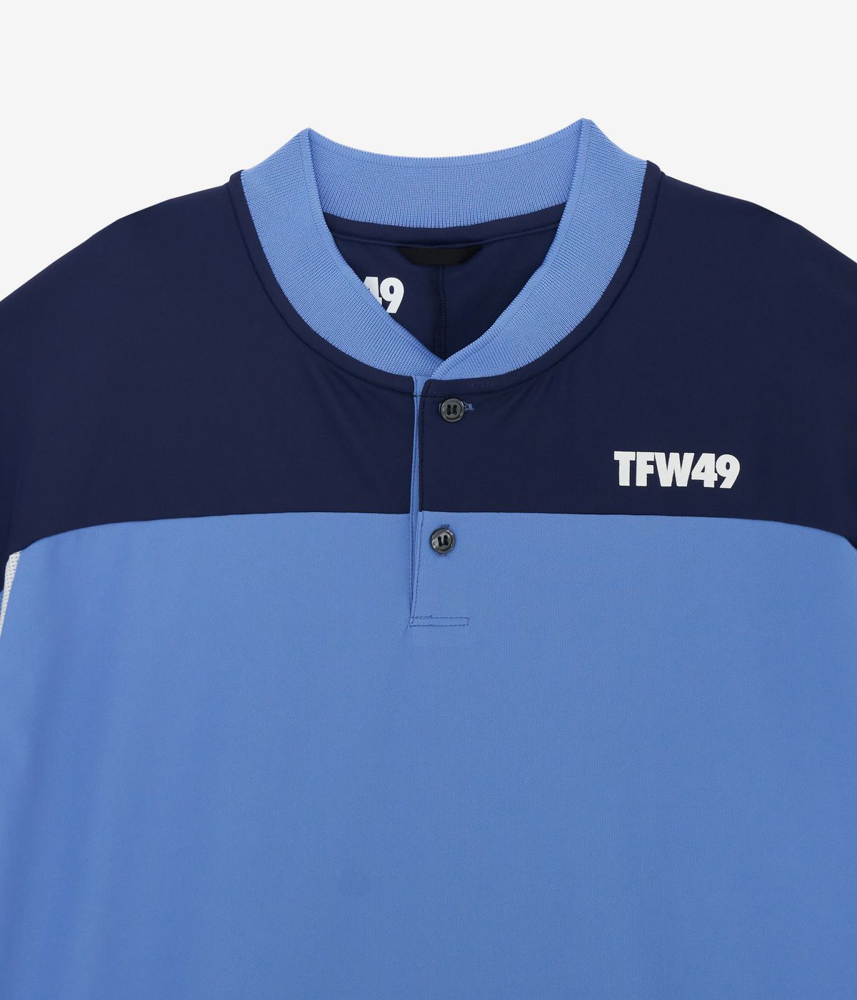SIDE MESH COLLARLESS POLO | TFW49（ティーエフダブリュー）Official 