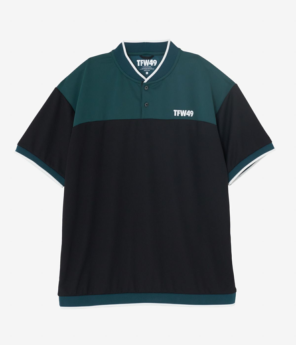 COLLAR LESS LINE POLO | TFW49（ティーエフダブリュー）Official EC Store