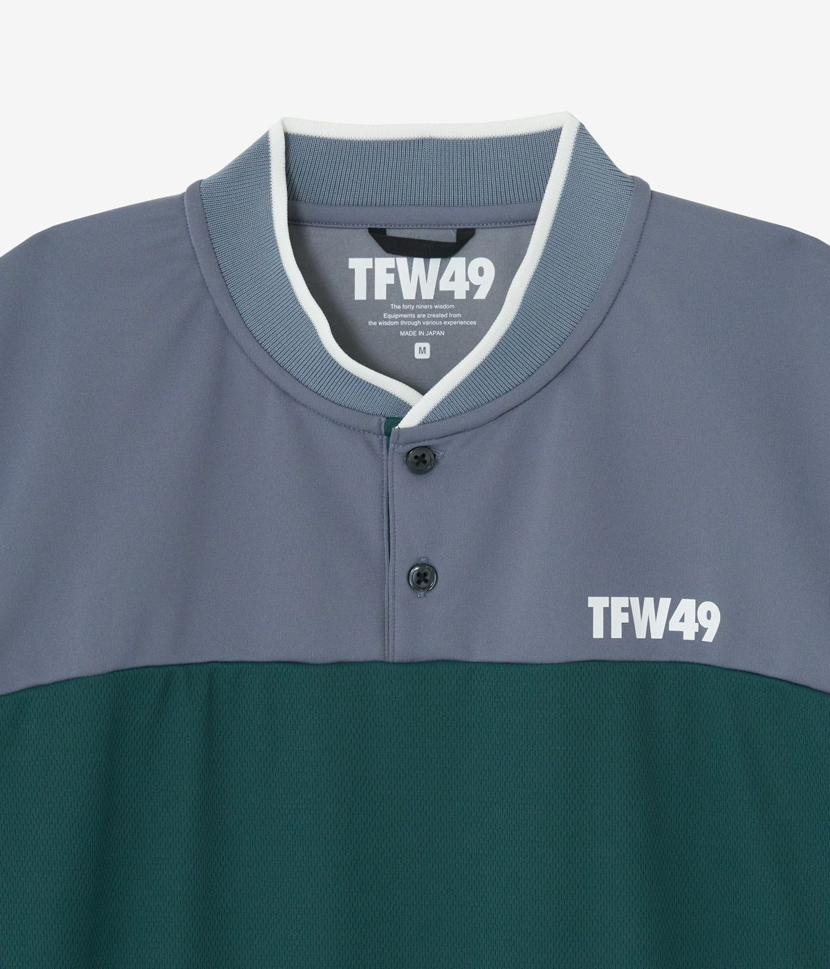 COLLAR LESS LINE POLO | TFW49（ティーエフダブリュー）Official EC Store