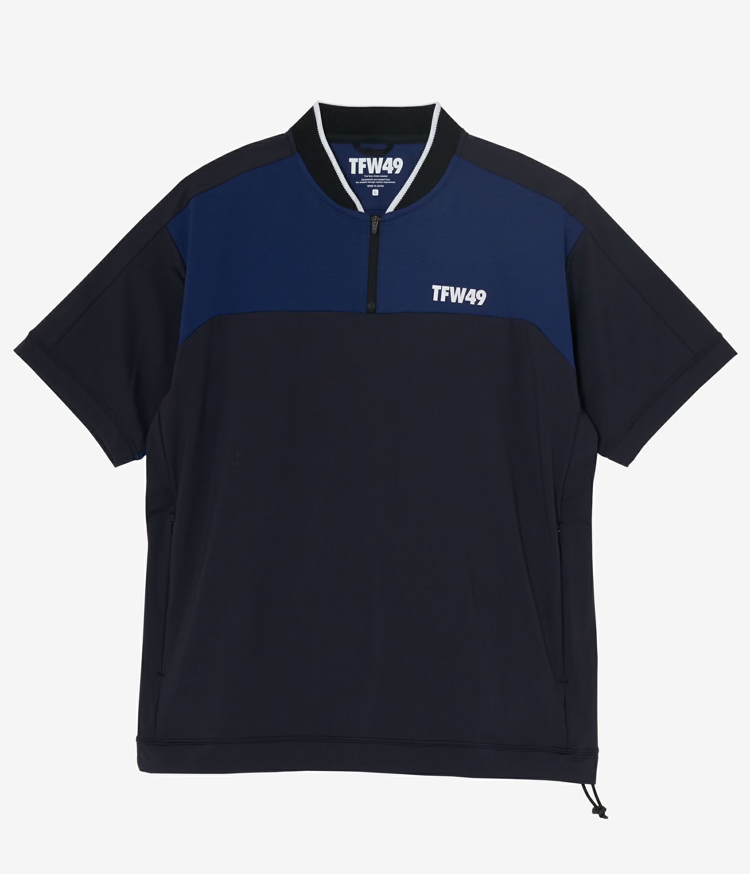 RELAX COLLARLESS HALFZIP POLO | TFW49（ティーエフダブリュー