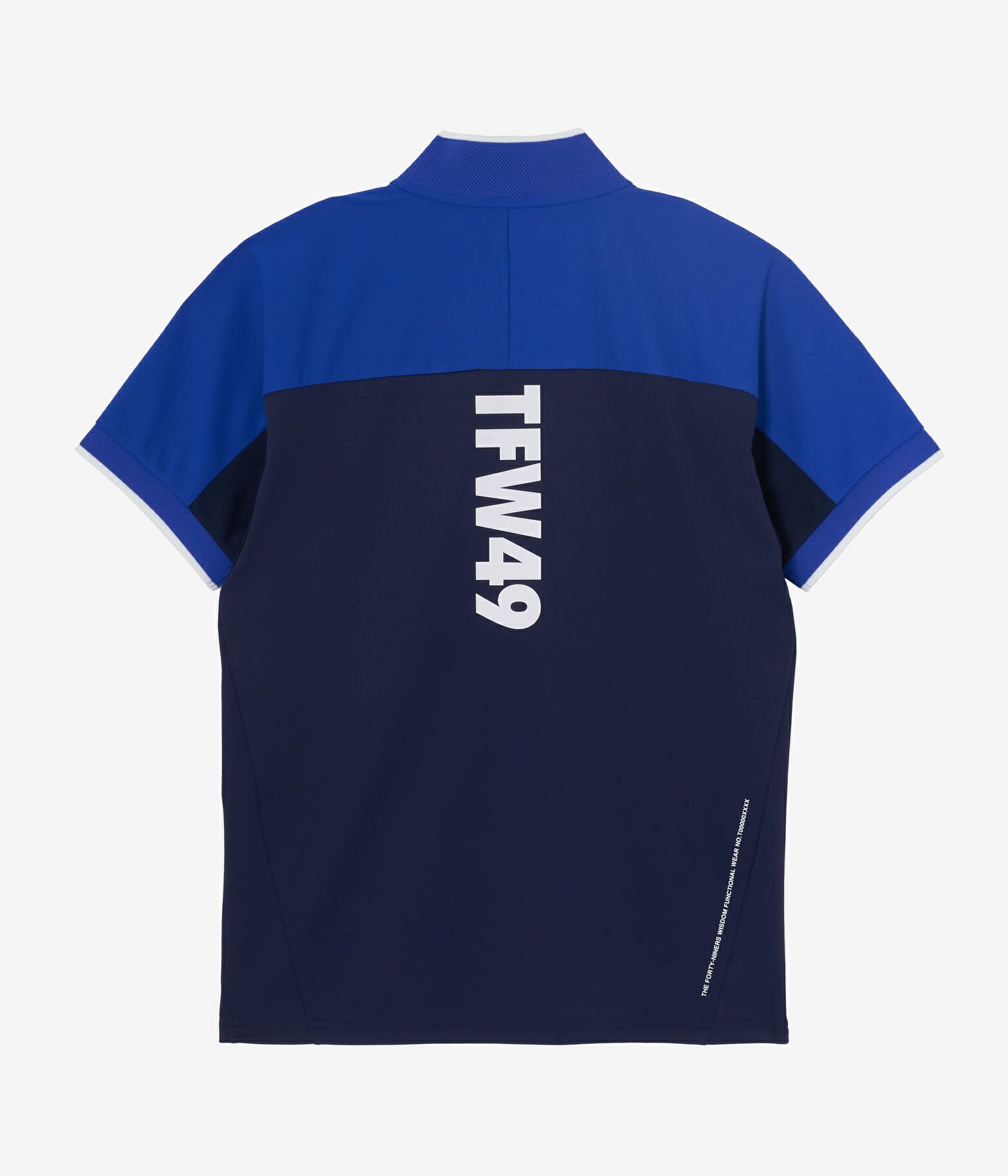 HALF ZIP COLLARLESS POLO | TFW49（ティーエフダブリュー）Official  
