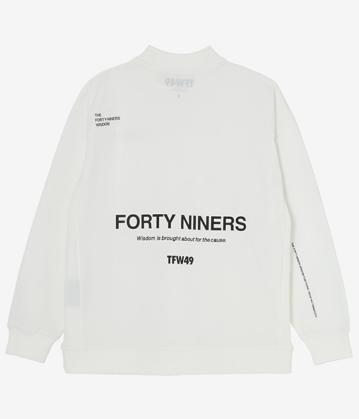 THICK COLLAR CREW NECK PRINT LONG T | TFW49（ティーエフダブリュー 