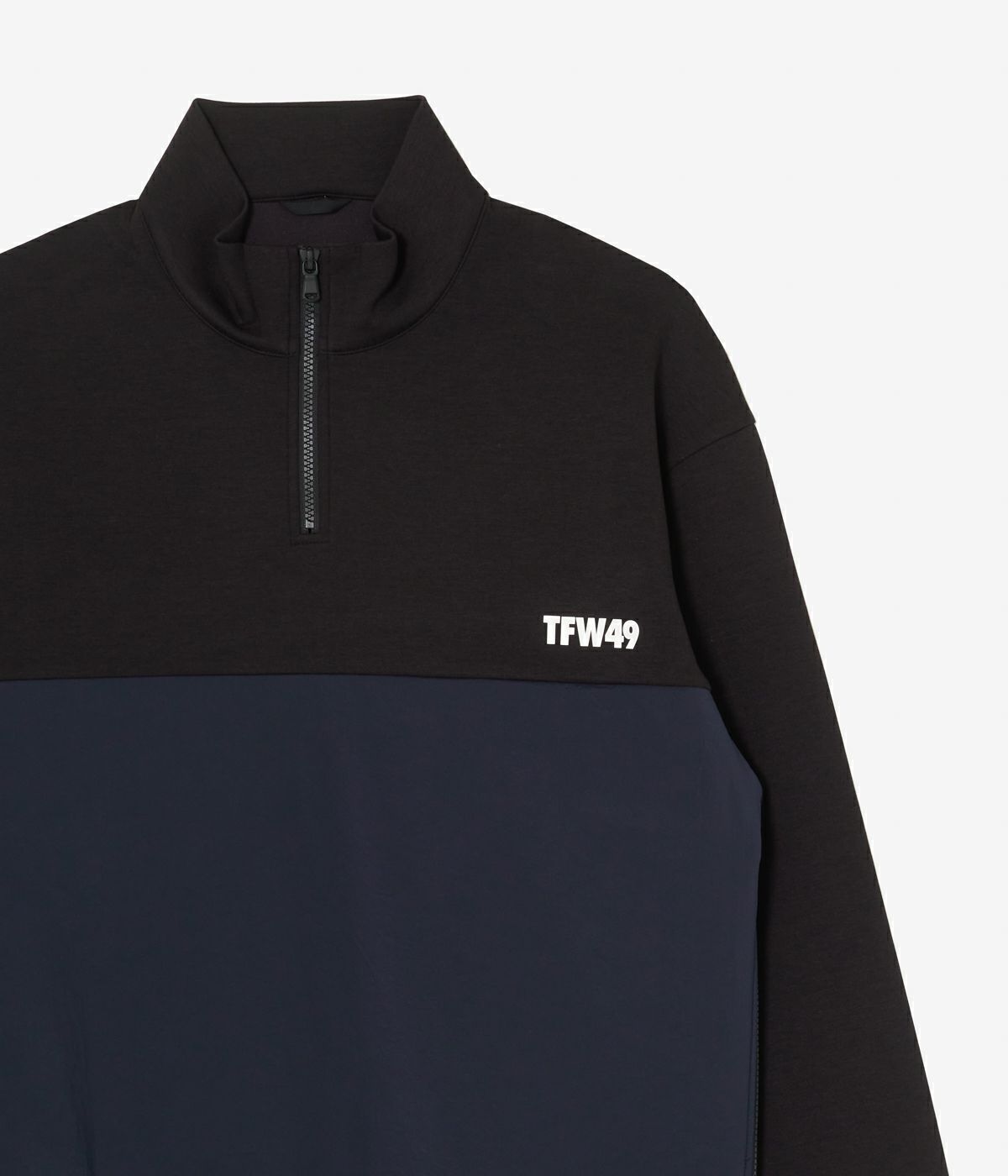 TFW49 CARDBOARD MATERIAL HALF ZIP HOODIE 【公式通販】