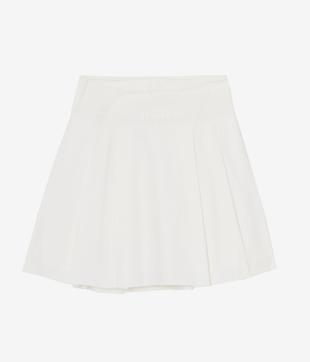 TFW49 BOX PLEATED SKIRT 白 プリーツスカートMサイズ TFW49 BOX PLEATED SKIRT 白 プリーツスカートMサイズ