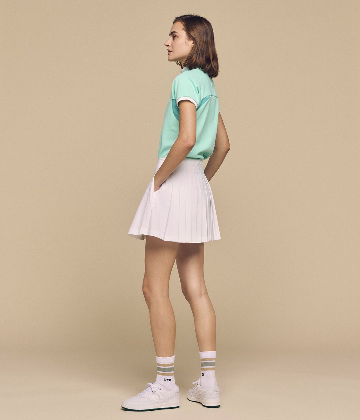 SHORT SLEEV MOCK NECK T | TFW49（ティーエフダブリュー