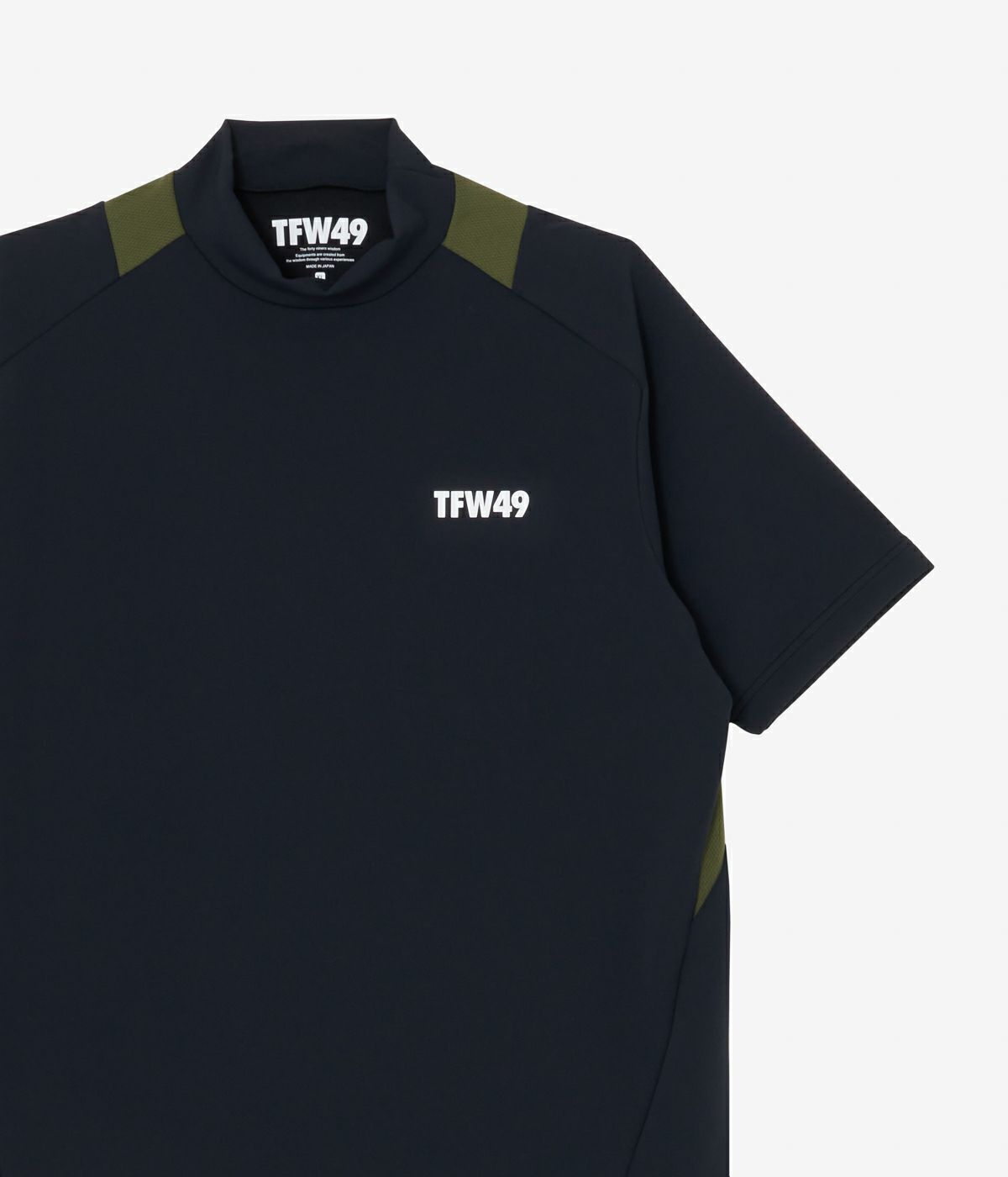 SIDE MESH SHORT SLEEVE MOCKNECK | TFW49（ティーエフ