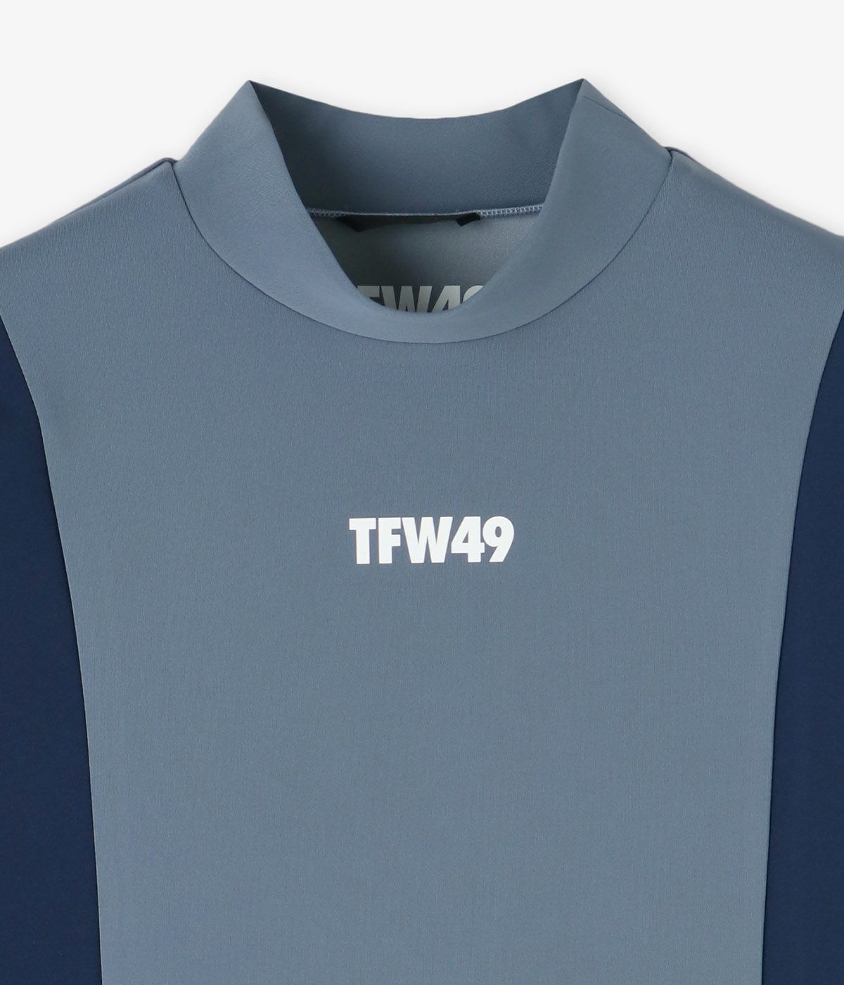 TFW49 ハーフスリーブモックネック XLサイズ ロイヤルブルー SIDE ZIP HALF MOCKNECK | TFW49（ティーエフダブリュー