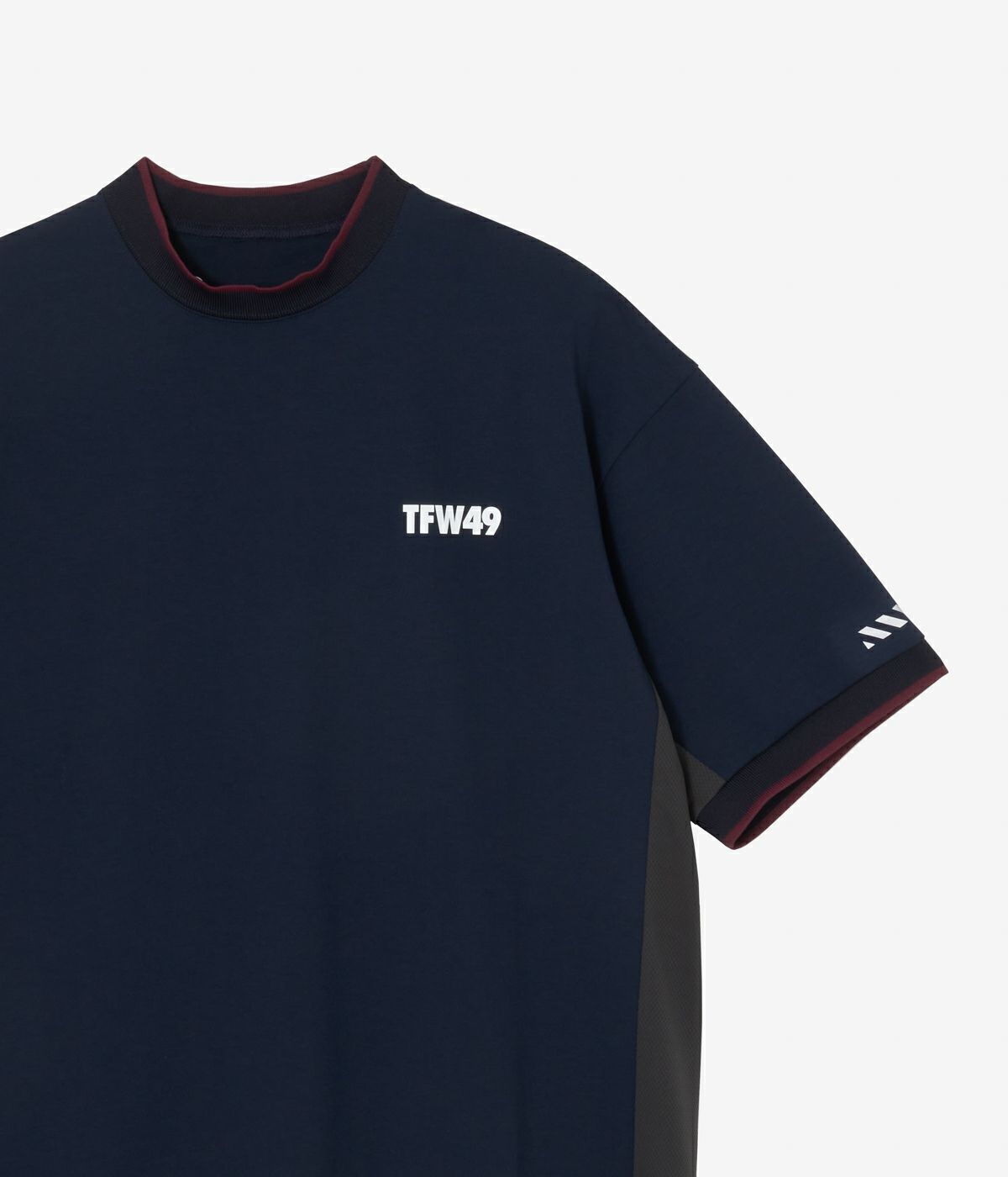 TES-GOLF COMFORTABLE PILE MOC NECK T-SHIRT / モックネック