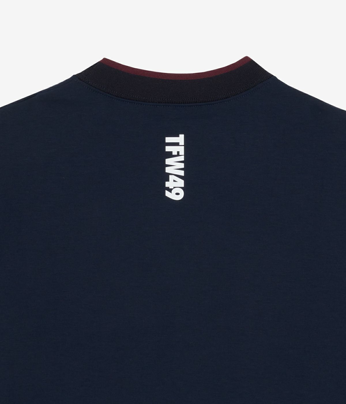 TFW49 ハーフスリーブモックネック XLサイズ ロイヤルブルー SIDE ZIP HALF MOCKNECK | TFW49（ティーエフダブリュー