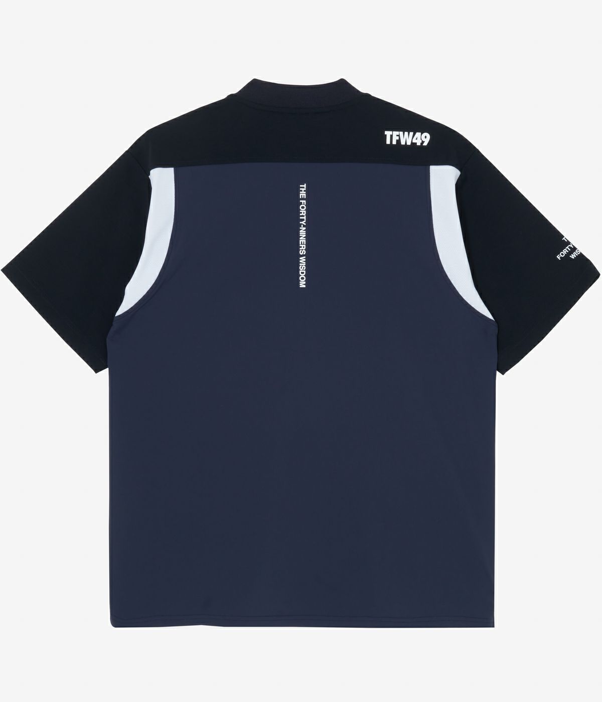 TFW49 LINE SLEEVE POLOポロシャツ　ブラック　未使用 LINE SLEEVE POLO | TFW49（ティーエフダブリュー）Official EC