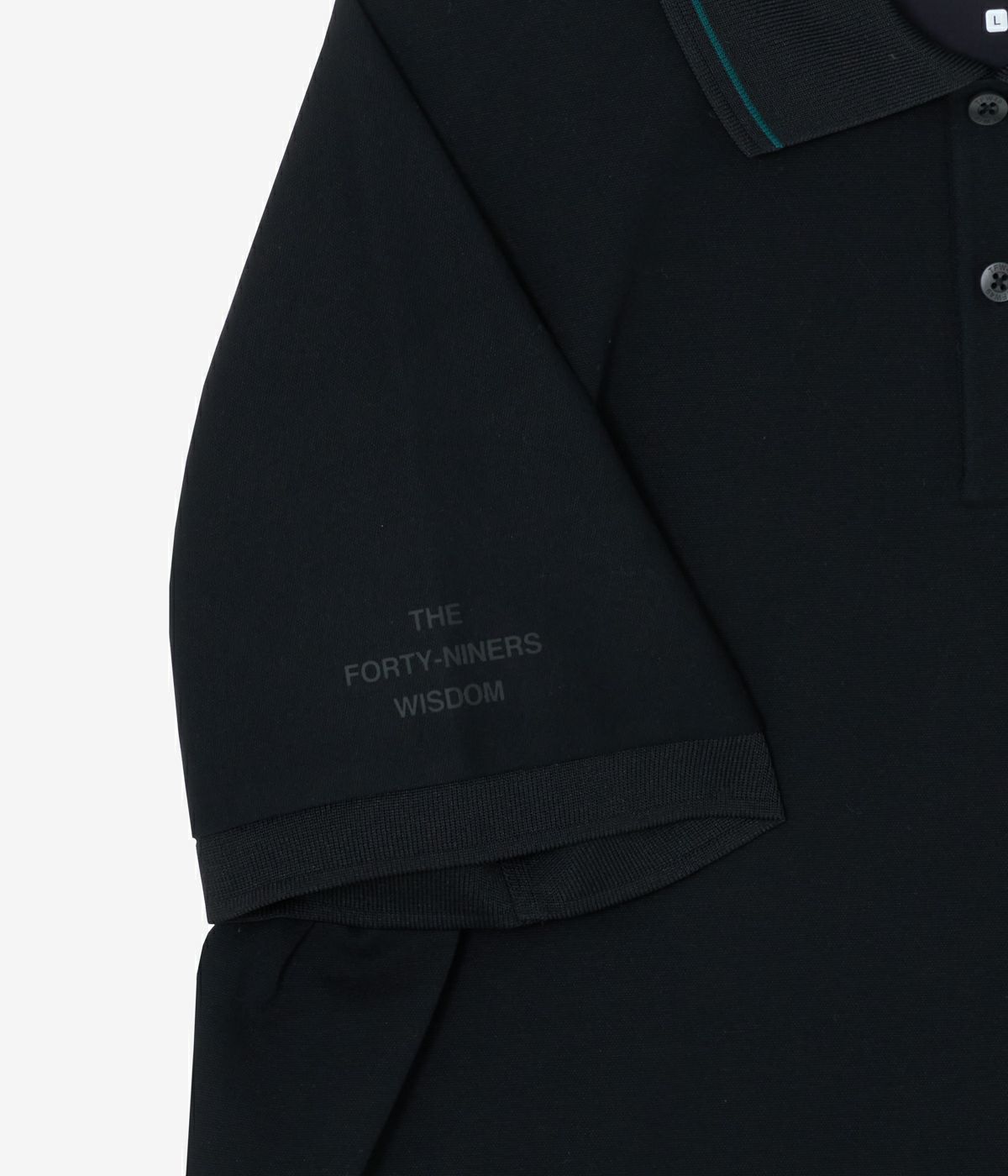 TFW49 長袖ポロシャツ 黒 LUXURY REGULAR POLO | TFW49（ティーエフダブリュー）Official