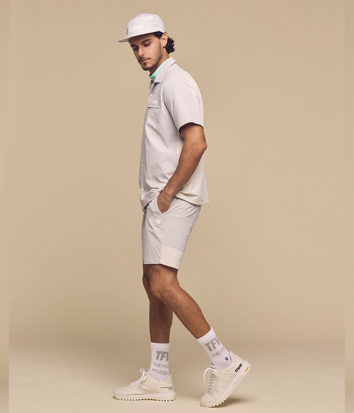 COMBINATION OPEN COLLAR SHIRT | TFW49（ティーエフダブリュー