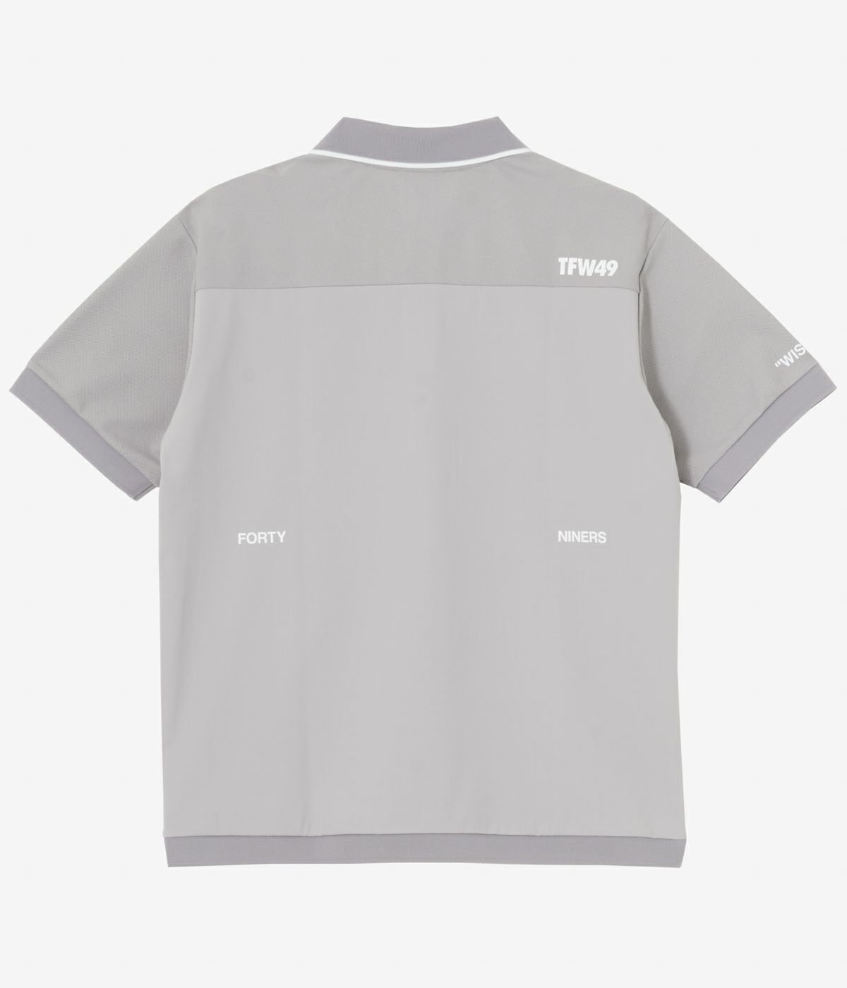 TFW49 - SIDE MESH POLO / サイドメッシュ バックプリント