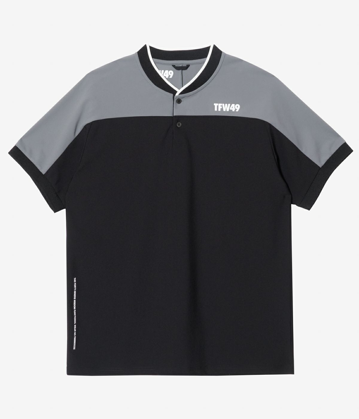 SIDE MESH COLLARLESS POLO | TFW49（ティーエフダブリュー）Official 