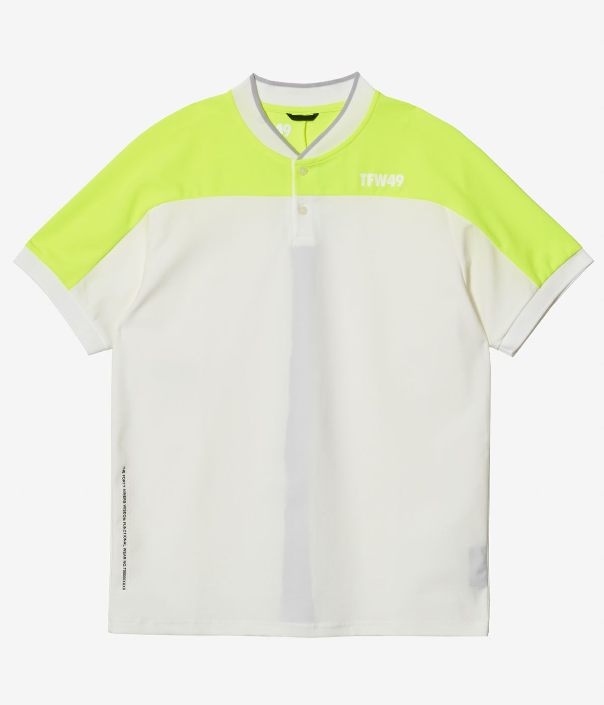 SIDE MESH COLLARLESS POLO | TFW49（ティーエフダブリュー）Official 