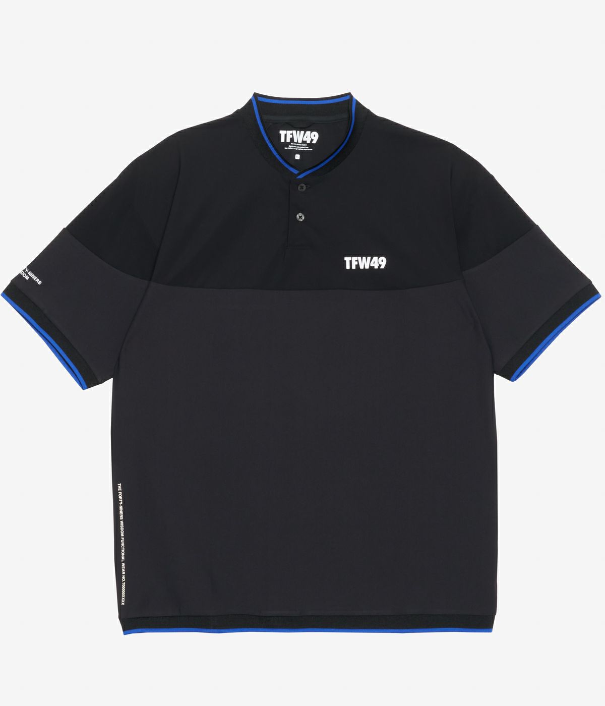 TFW49 COLLAR LESS POLO カラーレスポロ TFW49 - COLLAR LESS POLO / カラーレス ポロシャツ