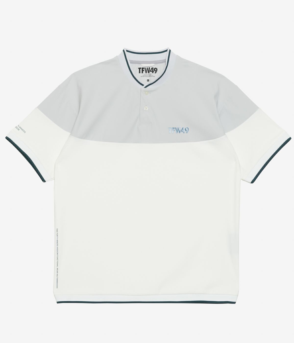 PANEL COLLARLESS POLO | TFW49（ティーエフダブリュー