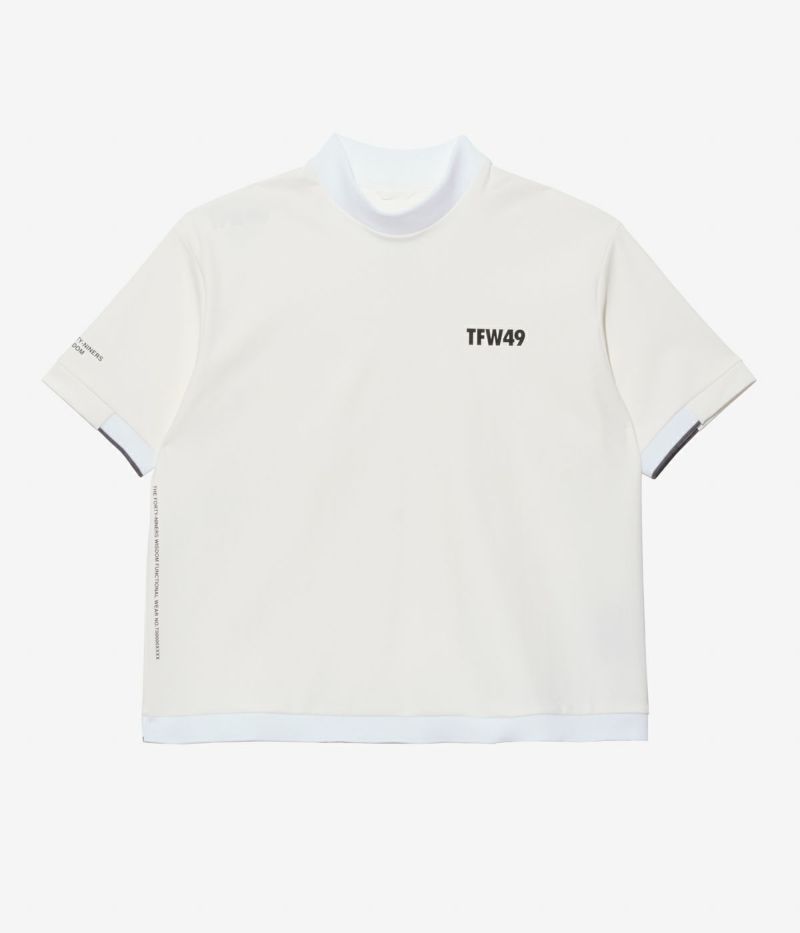 SIDE MESH SHORT SLEEVE MOCKNECK | TFW49（ティーエフダブリュー
