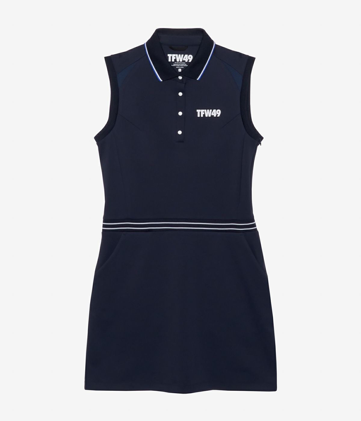 TFW49 ホワイト ノースリーブ ワンピース SLEEVELESS ONPIECE | TFW49（ティーエフダブリュー）Official
