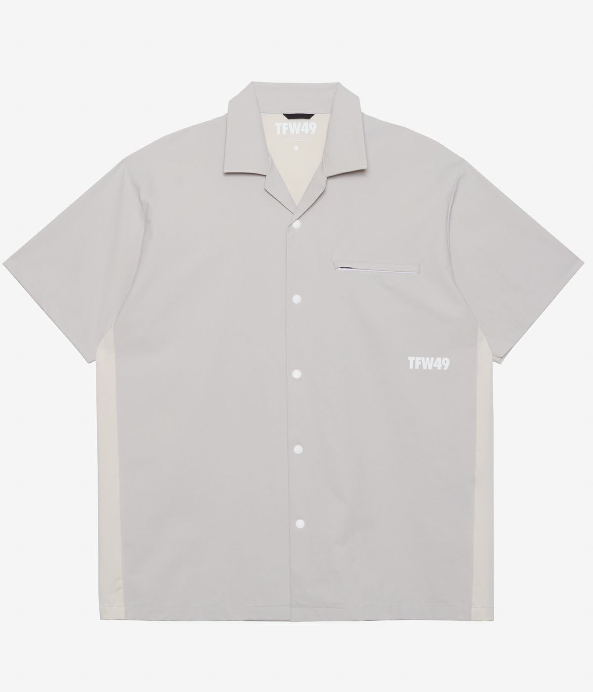 メンズウェア TFW49 COMBINATION OPEN COLLAR SHIRT TFW49 ティーエフダブリュ49 メンズ COMBINATION OPEN COLLAR