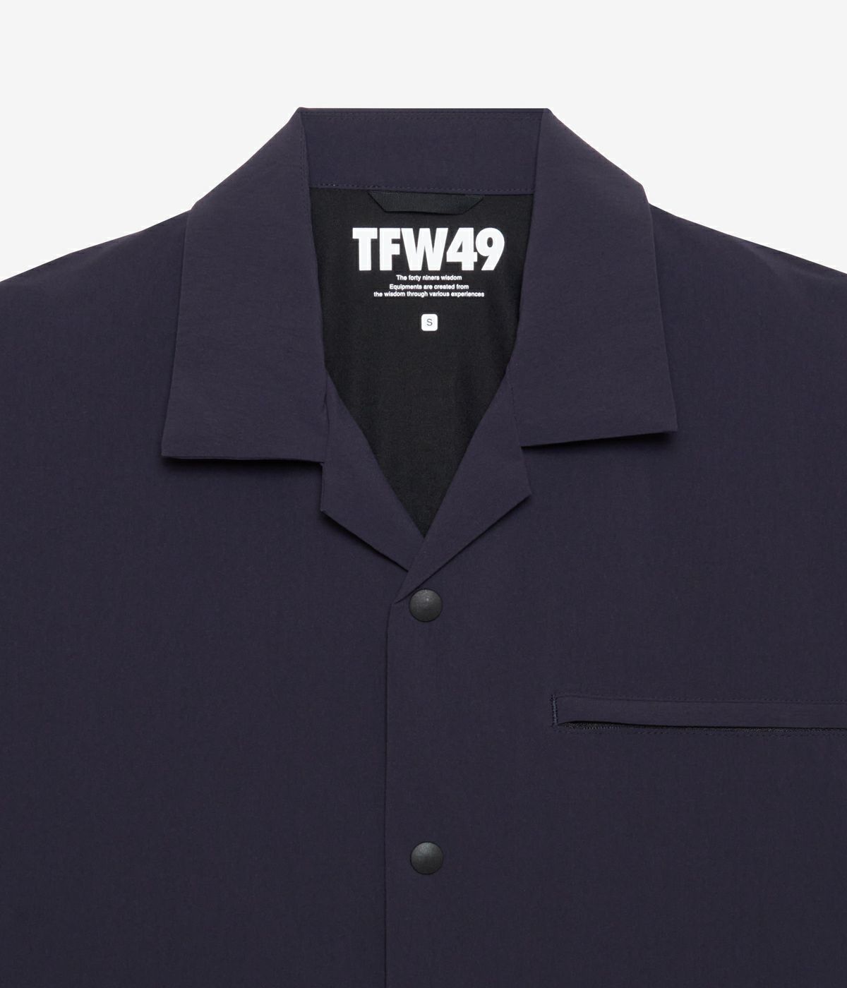 メンズウェア TFW49 COMBINATION OPEN COLLAR SHIRT CONBINATION OPEN COLLAR SHIRT | TFW49（ティーエフダブリュー